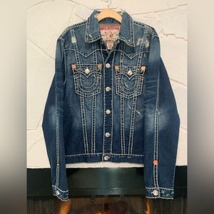True Religion - Jimmy Super T stitched Jean jacket. Size XXXL